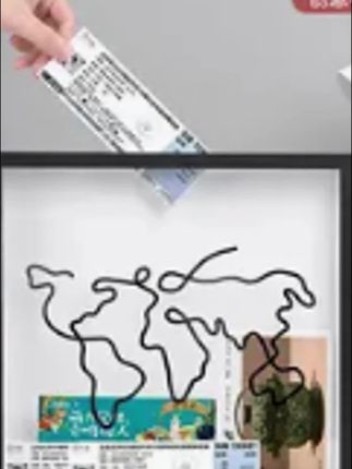 各种有纪念意义的票根都放进这个票根相框,即收纳又装饰还有趣#相框 #家居好物 #装饰画 #种草好