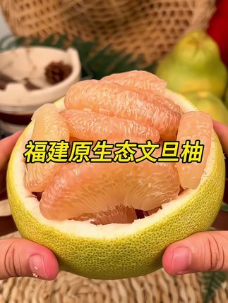 没有“虾线”的柚子我也是吃到了!来自福建莆田的文旦柚,不粘皮真的不粘皮!它的皮超薄,剥柚子的过程真的好解压,超治愈~#柚子 #文旦柚 #剥柚子 #秋天的第一个柚子#新鲜采摘