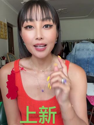 心形耳钉到货 我已经开始想秋冬搭配的耳环了#看好别眨眼