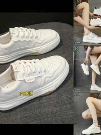 【啄木鸟1】品牌平底小白鞋网红学生厚底ins韩版潮鞋透气#小白鞋 #小白鞋神器 #小白鞋控 #鞋 #鞋子