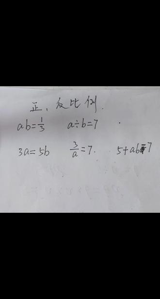 正反比例很容易
先把它们(两个未知数)放一起,
比值有一定是正比,
乘积一定是反比。#数学解题方法分享 #数学学习干货 #数学辅导小技巧 #六年级数学 #小升初数学