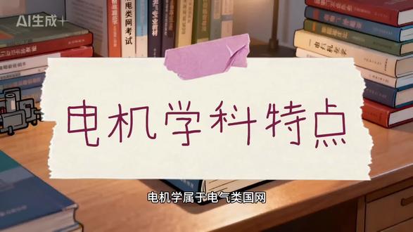 #今天是五四青年节 #电机学科特点 #学习神作 #抖音小助手#国家电网考试