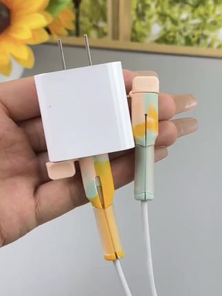 手机充电线保护套数据线保护套防折断绕线器适用华为苹果安卓通用#数据线保护套