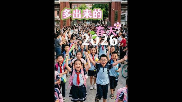 2026年学生春假。一个不用赶时间的假期,给成长留点空白。 #学生春假 #假期 #春假旅行