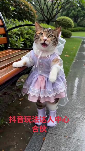 #AI雨天踩水趣事 #抖音玩法达人中心合伙人计划,任务推荐,萌宠,亲子,趣味,颜值,类型账号参与,#随变ai随便玩 #随变app