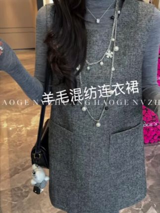 #连衣裙#韩系穿搭#秋冬穿搭 #约会穿搭 #浩哥女装