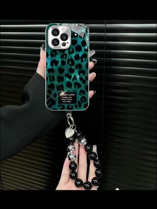#爆款热卖中 #好物分享 蓝豹纹适用苹果vivo华为oppo小米iPhone16电镀玻璃壳全包手机壳 #蓝豹纹手机壳 #通用手机壳 #电镀玻璃手机壳