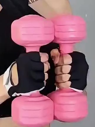 郝劭文推荐女士小哑铃时尚家用健身训练男同款实心专业练手臂高颜值运动套装#哑铃#时尚哑铃 #家用哑铃 #健身哑铃 #训练哑铃