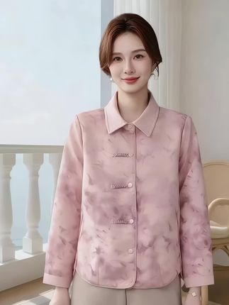 #新中式短款外套#时尚妈妈装#中年妈妈夹克外套 #品质女装#预制国庆出游穿搭