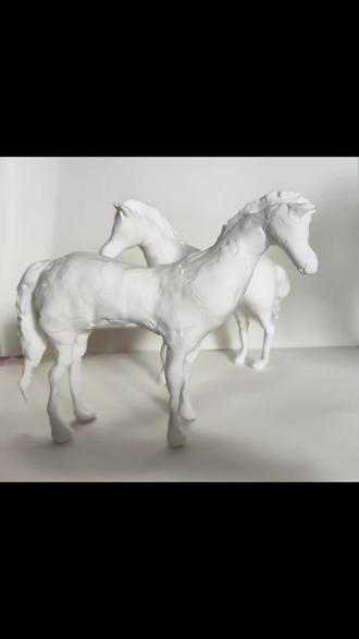 如何教娃做小马#黏土手工