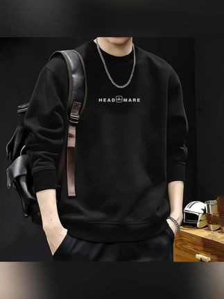 秋冬卫衣百搭长袖休闲百搭时尚运动男士上衣圆领卫衣(allc)#卫衣穿搭