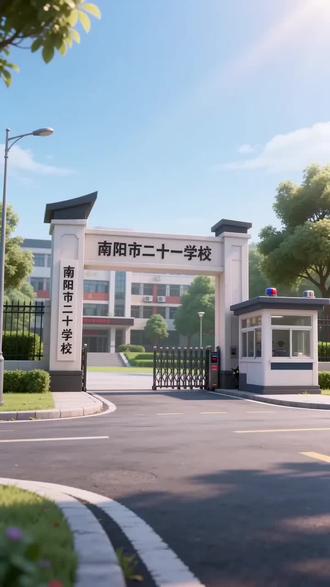 #南阳市二十一学校在教育教学、校园文化建设等方面取得了显著成绩,赢得了社会各界的广泛认可。学校荣获“全国青少年校园网球特色学校”、“河南省武术试点学校”、“南阳市中心城区双拥学校”等荣誉称号。社会认可度高,家长和学生对学校的办学质量、特色课程和校园文化给予高度评价。学校通过集团化办学模式带动多所农村学校发展,累计投入资金900余万元完善基础设施,开展教师轮岗交流800余人次,进一步提升了教育资源的共享和优化。学校致力于培养德智体美劳全面发展的社会主义建设者和接班人,为南阳市乃至全国的教育事业贡献力量。