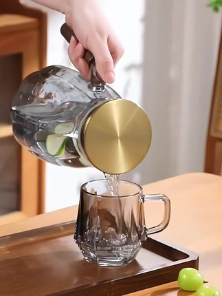 #大容量冷水壶 #玻璃水壶 #茶壶茶具 #高硼硅玻璃 #玻璃茶具