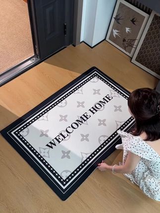 入户必备!高级感可裁剪耐脏定制门垫来啦 #耐脏门垫 #高级感地毯 #可裁剪门垫 #耐脏脚垫 #入户门地垫