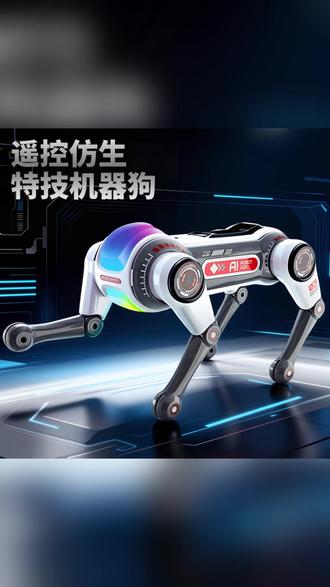 颂尼智能编程遥控AI机器狗生日礼物 #智能编程机器狗 #电动遥控机器狗 #AI特技机器狗 #机器狗生日礼物 #颂尼机器狗