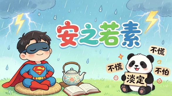 成语拆拆乐|拆解 “安之若素”,做淡定小超人 #安之若素 #成语