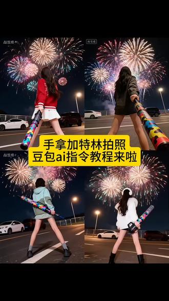 手持加特林ai指令教程来啦 手持加特林 烟花合拍ai指令 #豆包ai #豆包P图已经nextlevel了 #加特林烟花 #手拿加特林 #P图教程 手持加特林大号 手持加特林音乐 手持加特林配音 手持加特林佛 手持加特林下一句 手持加特林效果