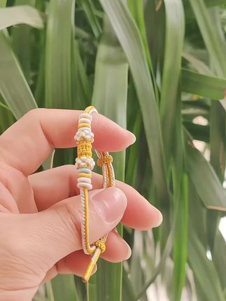 #非金属布艺手链#编织手链 #编织手绳 #手绳搭配