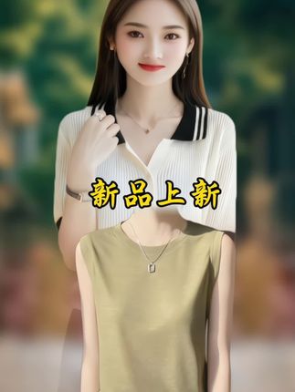 #时尚女装 #气质穿搭 #无袖t恤 #体恤 #高级感穿搭