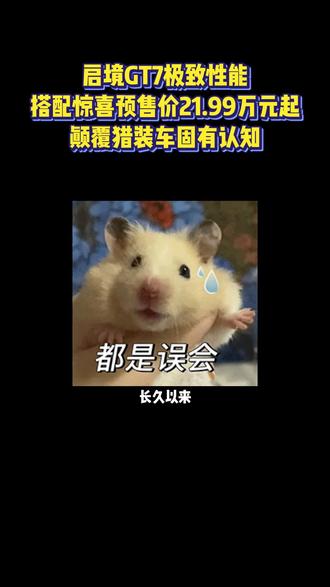 启境GT7极致性能搭配惊喜预售价21.99万元起,颠覆猎装车固有认知#启境GT7预售发布会 #启境GT7 #新一代智能猎装