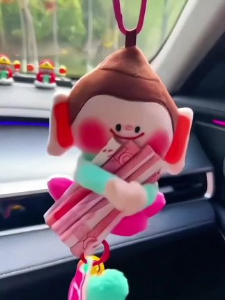 山西大同文创云冈石窟文创佛小伴莲花小佛车挂件包挂件毛绒钥匙扣#挂饰挂件 #毛绒玩具 #好物推荐🔥