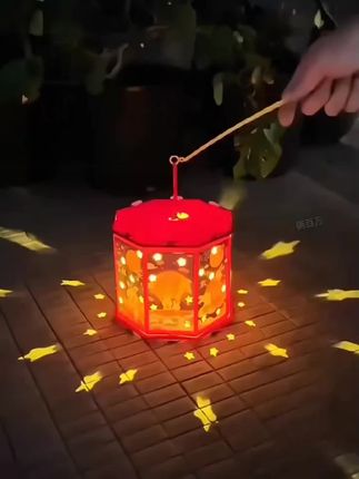 #创作灵感映菲寻中秋节庆兔子古风投影灯笼挂饰手工diy 材料包儿童手提花灯#花灯 #手工制作 #日常分享 #小朋友最爱 @DOV+小肋手