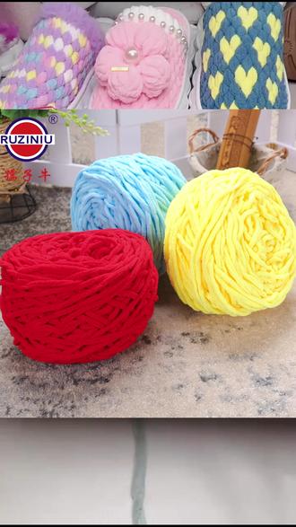 【五送一】冰条线勾云朵拖鞋线围巾线小冰条手工编织拖鞋材料勾鞋线#冰条线 #冰条线钩鞋 #冰条线拖鞋钩织 #拖鞋钩织 #手工钩织