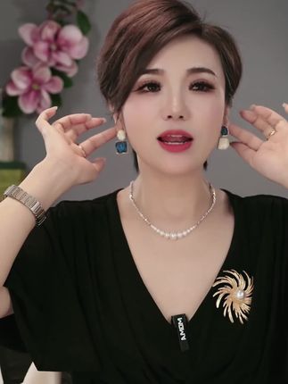 铜合金树脂耳饰 【海洋之心】法式奢小众素款耳环耳饰女#热门 #热门音乐🔥 #热门短剧推荐