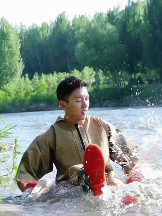#连体下水裤#挖藕服#下水裤#加厚下水裤#钓鱼裤