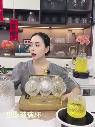 #好物推荐🔥 #高硼硅玻璃 #杯子收纳