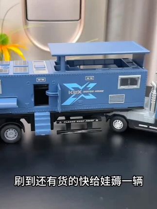 哇塞!才这个价就给我儿子买了一辆加长的#旅行露营房车,车窗和车门都是能打开的,还是惯性的,轻轻一推就跑好远,孩子喜欢得不得了#儿童玩具#玩具车#超便宜超划算@DOU+好生意 @DOU+小助手