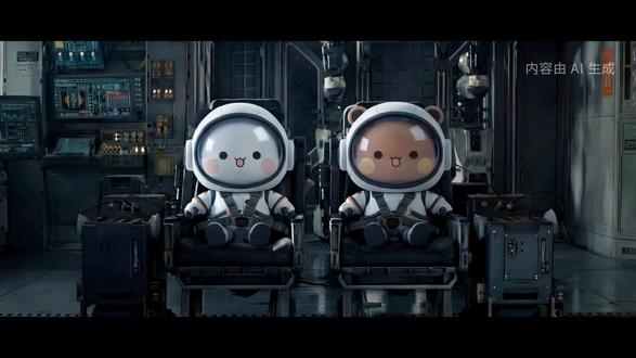 年度巨献!流浪熊球! 一二带着布布上空间站啦!影片使用 即梦AI 制作,影片末尾一镜到底使用 智能多帧2.0 功能!影片使用 AI 制作。#一二布布 #流浪地球 #即梦AI #AI片场也太敢拍了吧 #AI片场就在即梦网页版