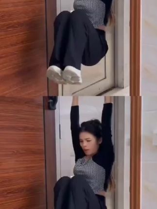 想健身一直没行动,就备一根这样的单杠在家里,引体向上轻松拿捏!#健身 #健身器材 #家用单杠
