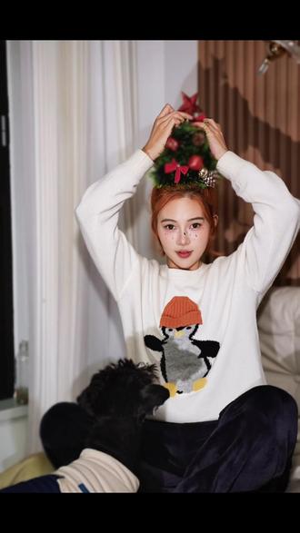 我的头上也有圣诞树#头顶圣诞树 #在家拍圣诞照