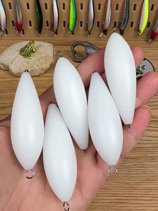#大克重浮水助投器路亚远投带钢别针飞蝇冰丝亮虾皮串钩假饵助抛器#钓鱼必备@抖音小助手