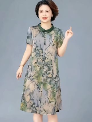 #气质连衣裙 #减龄显瘦穿搭 #显瘦连衣裙 #遮肚子藏肉显瘦连衣裙 #气质穿搭