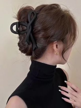 #2024新款大号美拉德抓夹女高级感鲨鱼夹后脑勺盘发发夹头饰发卡