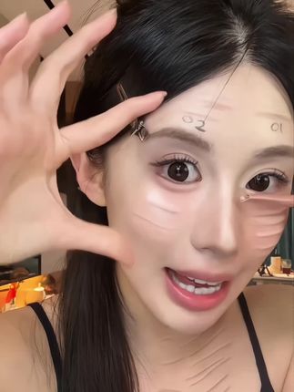 一笔搞定妈生粉蚕卧蚕!!这下再也不会找不准位置了~#卧蚕#平价彩妆 #双头卧蚕笔 #季节会变爱意永恒 #双拼卧蚕