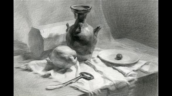 美术中考怎么画#中考 #素描