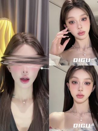 嘀咕家 铜合金仿珍珠项链 轻奢珍珠链条项链女法式颈链百搭锁骨链#珍珠项链 #锁骨链 #项链 #百搭项链 #仙女必备