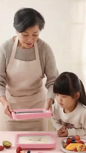 不插电炒酸奶机!3步搞定亲子DIY~超简单!#育儿好物@DOU+小助手
