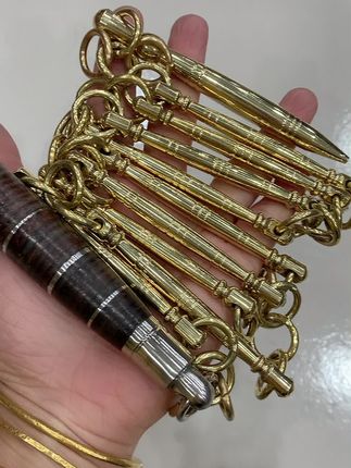 纯黄铜九节鞭1.1斤 #麒麟鞭#九节鞭