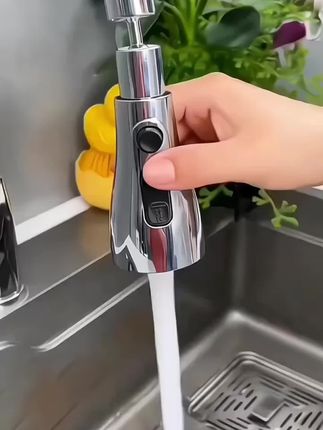 #创作灵感 九牧王水龙头增压延伸器防溅水器厨房通用接头加长万向水龙头