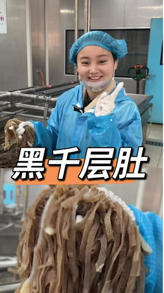 本色黑千层肚#无添加毛肚 #正宗牛毛肚 #火锅食材