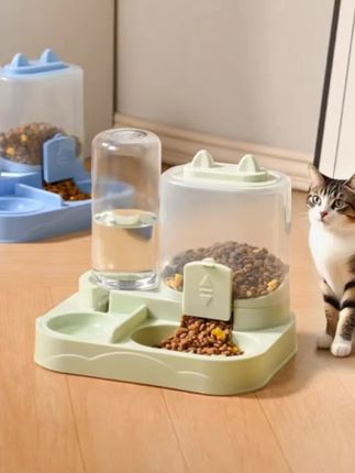 猫咪自动喂食器猫碗食盆饮食饮水一体防打翻狗碗猫食盆宠物饮水器#萌宠出道计划 #猫咪自动喂食器#宠物用品 #养猫人 #家有萌宠 #萌宠