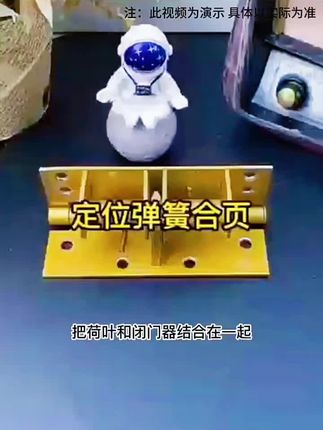 自动关门弹簧合页,闭门器#强烈推荐 #每日分享 #五金配件 #合页 #闭门器