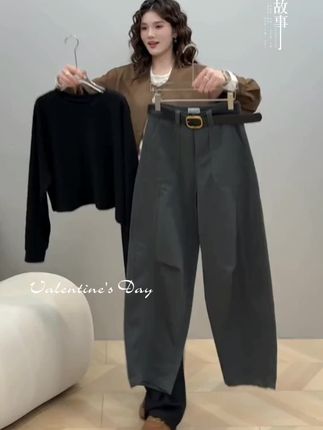 #弯刀裤#显瘦裤子 #百搭裤子
