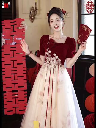 #大码敬酒服 #敬酒服 #回门服 #我结婚啦