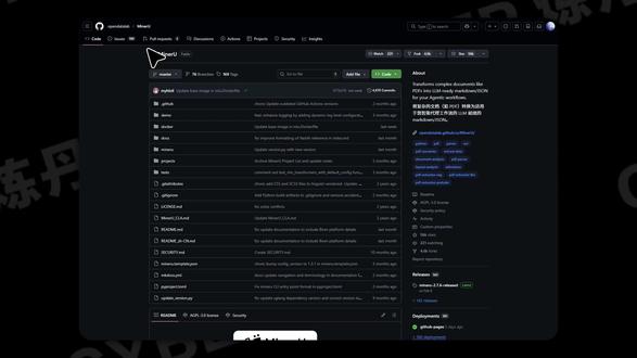 推荐MinerU,一个将PDF转换为机器可读格式的工具,支持提取文本、图像、表格、公式等,支持OCR功能,识别109种语言,兼容多平台。
#PDF处理 #文档转换 #OCR工具 #数据提取