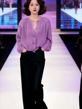 印像家【薄款镂空设计】针织开衫短外套女2025春秋新款软糯毛衣上衣#变美变瘦变好看#小个子穿搭 #气质这一块拿捏死死的#气质穿搭#显瘦穿搭